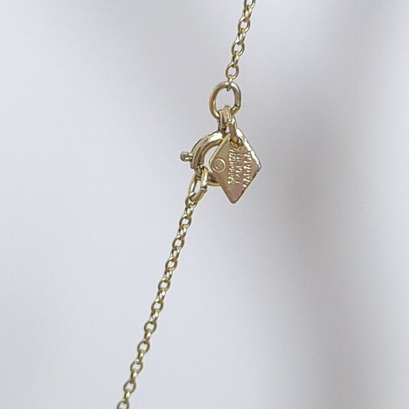 Vintage Sarah Coventry Gold Tone Teardrop Pendant Necklace 19 inches long - Picture 13 of 14